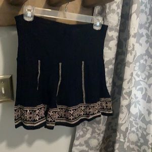 Lush black mini skirt, size M